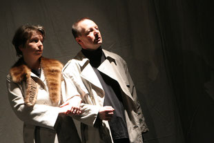 anna * pollack - Bühnenfoto Der Artist im Moment seines Absturzes