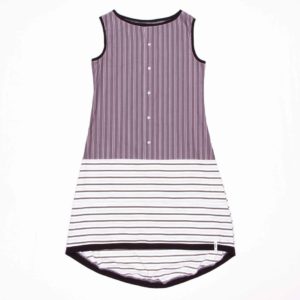 anna * pollack, Kleid Sonnenbrise in braun mit braunem Bündchen, Ansicht Vorne