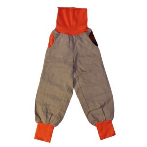 anna * pollack, PIratenhose Mixed, 110-134, Sand, Bund und Taschen orange