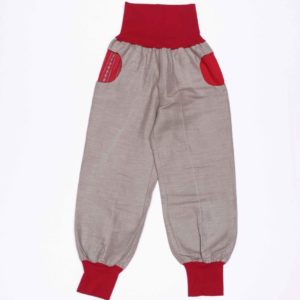 anna * pollack, PIratenhose Mixed, 134-152, Beige, Bund und Taschen Rot