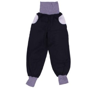 anna * pollack, PIratenhose Mixed, 134-152, Schwarz, Bund und Taschen Grau