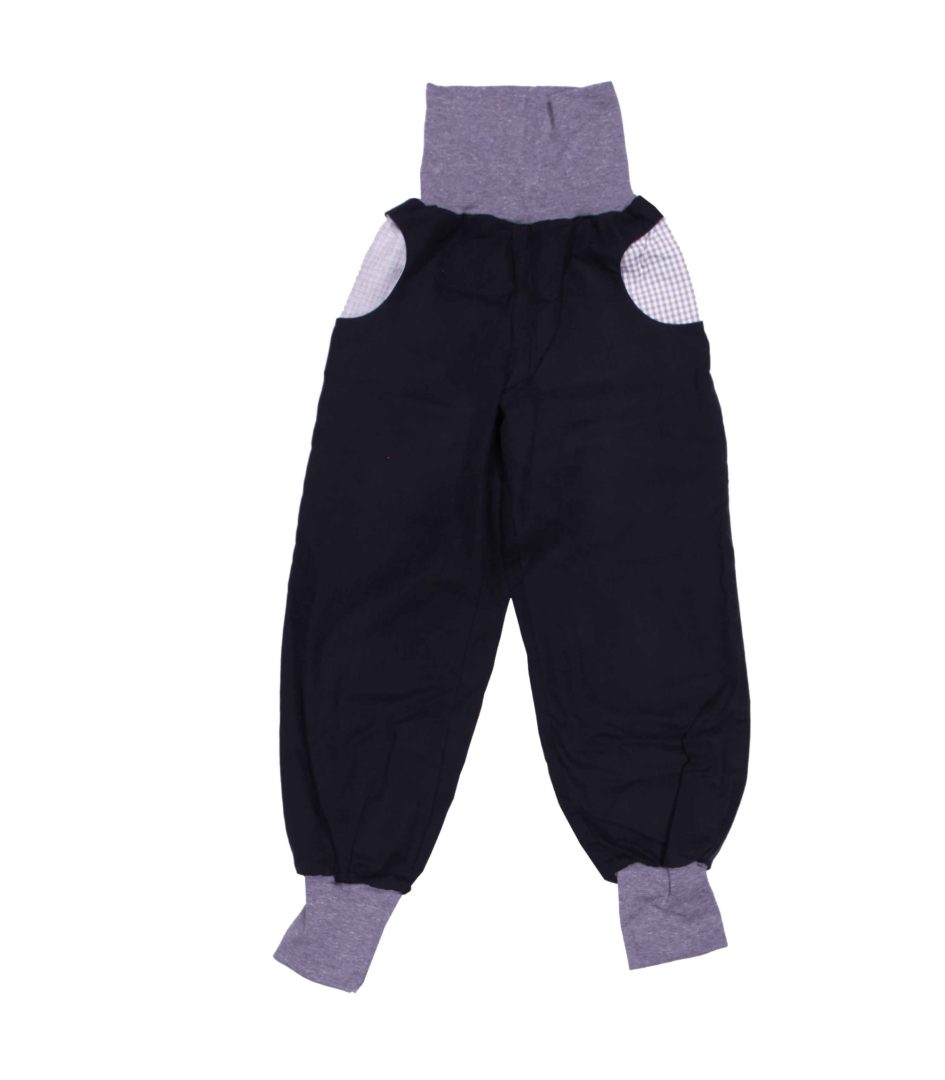 anna * pollack, PIratenhose Mixed, 134-152, Schwarz, Bund und Taschen Grau