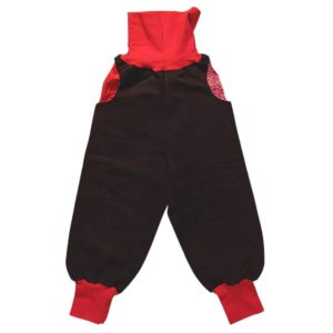 anna * pollack, PIratenhose Mixed, 110-134, Braun, Bund und Taschen Rot