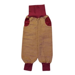 anna * pollack, PIratenhose Mixed, 110-134, Braun, Bund und Taschen Weinrot