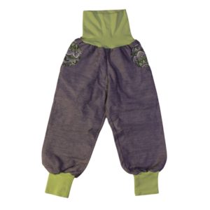 anna * pollack, PIratenhose Mixed, 110-134, Grau, Bund und Taschen Hellgrün