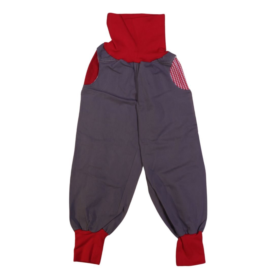 anna * pollack, PIratenhose Mixed, 110-134, Grau, Bund und Taschen Rot