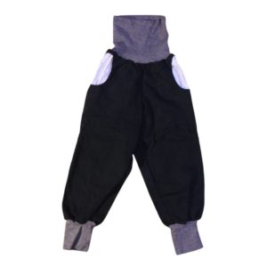 anna * pollack, PIratenhose Mixed, 110-134, Schwarz, Bund und Taschen grau