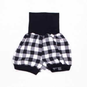 anna * pollack, Shorty Mixed, 56-80, schwarz karierter Stoff, Bund Schwarz