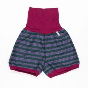 anna * pollack, Dirndlshorty, 110-134, dunkelgrüner Dirndlstoff, Bund Weinrot