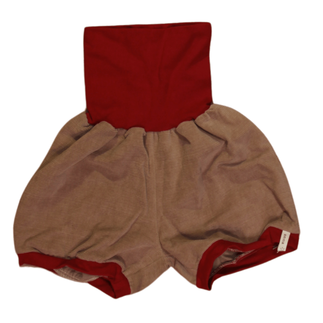 anna * pollack, Shorty Mixed, 80-116, brauner Cord, Bund Rost