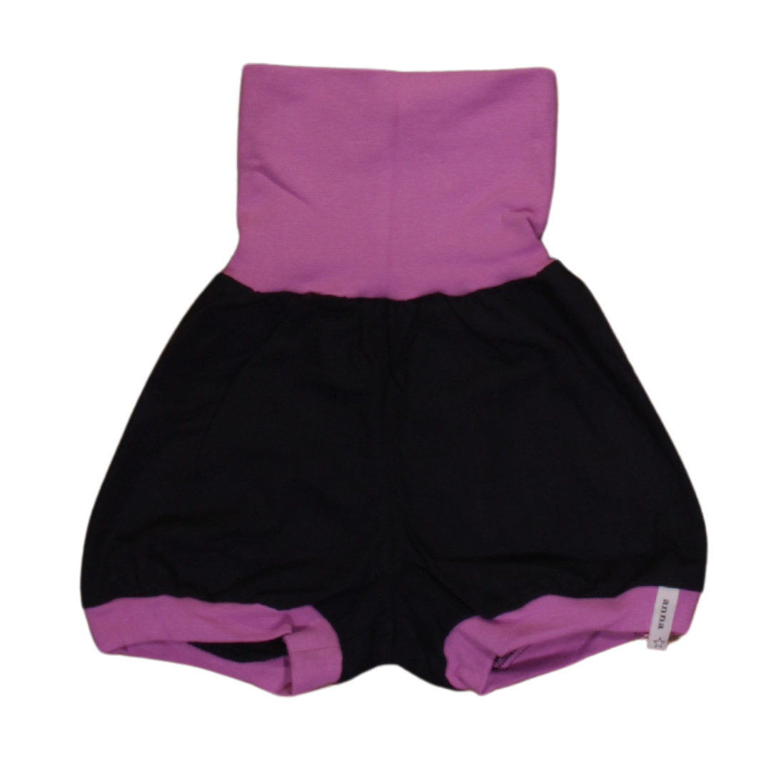 anna * pollack, Shorty Mixed, 56-80, schwarzer Stoff, Bund Rosa