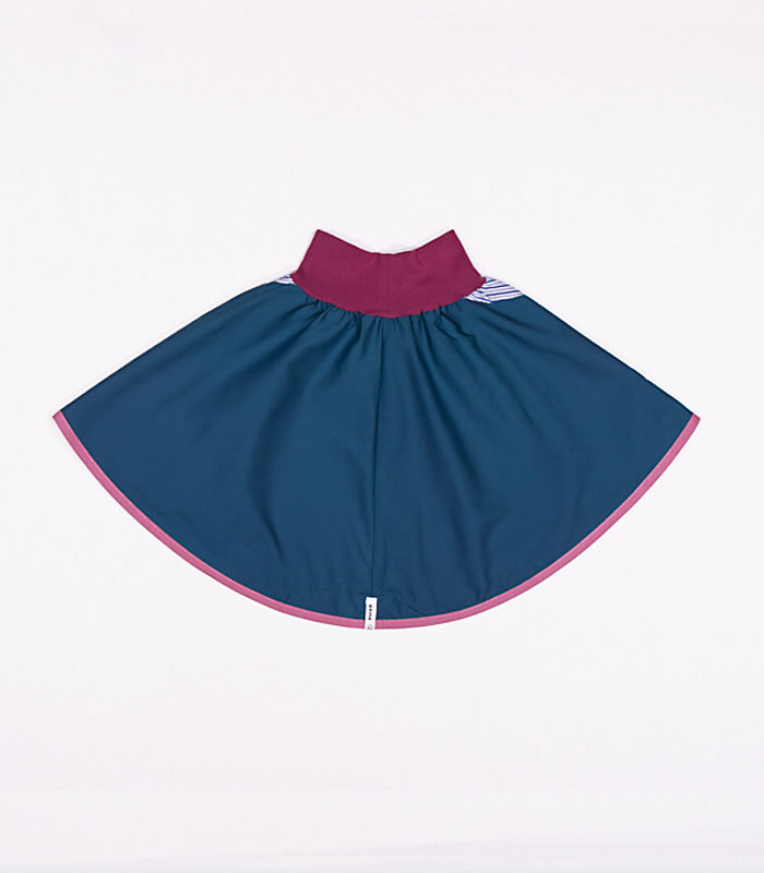 anna * pollack, Wenderock 80-110, roas petrol, Vorderseite, petrol