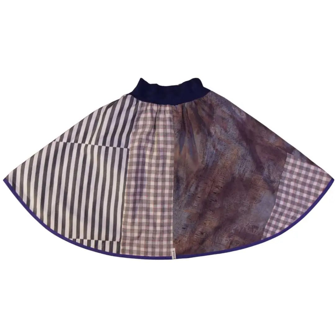 anna * pollack, Wenderock,152-164, blau grau, Rückseite, grau