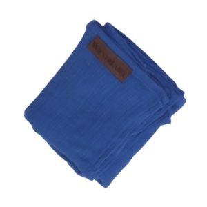 anna * pollack, kleines Tuch Karli in blau, zusammengelegt