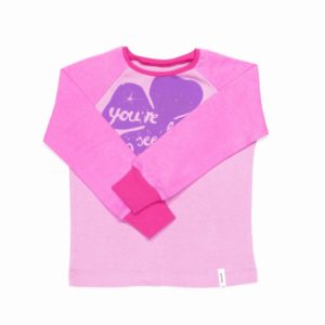 anna * pollack, T-Shirt, 92-98, rosa mit Print, Vorderansicht