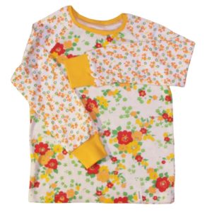 anna * pollack, T-Shirt, 104-110, unterschiedlich bunt geblümt, Vorderansicht