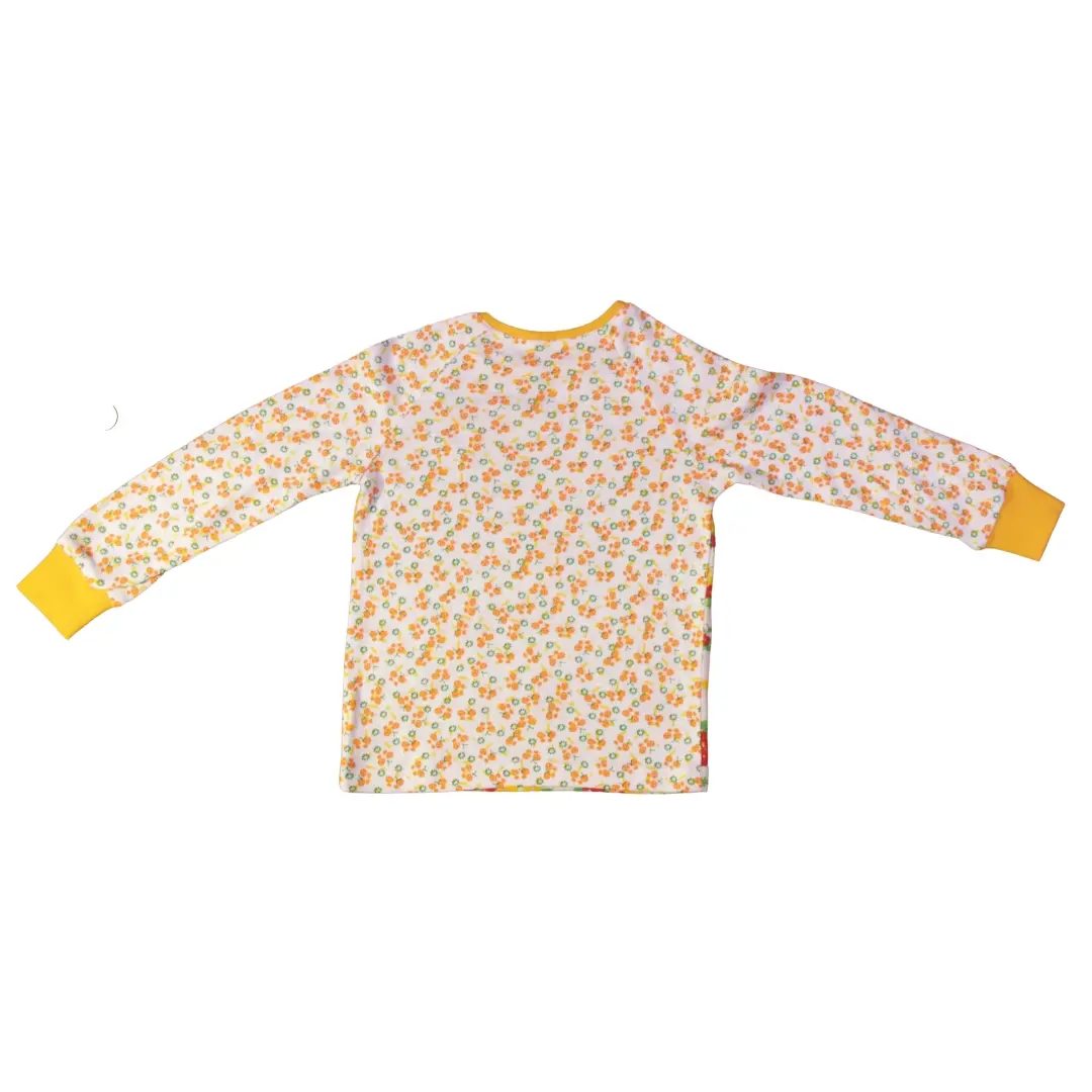 anna * pollack, T-Shirt, 104-110, unterschiedlich bunt geblümt, Rückenansicht