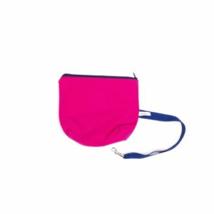 anna * pollack, Täschchen pink, gefüttert, mit Zipp und Gurt