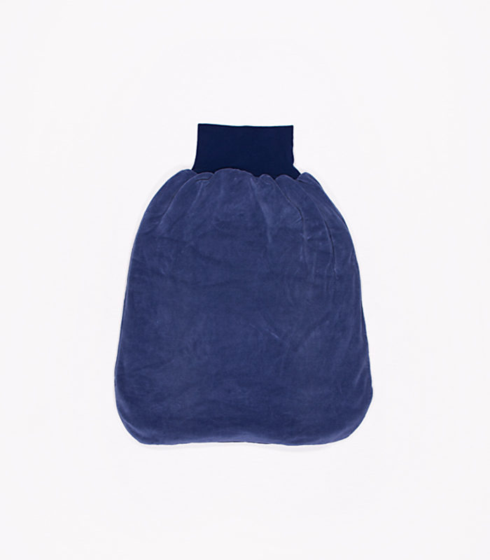 anna * pollack, Pucksack Nicki, porzellan, Bund fernblau, Ansicht Außen