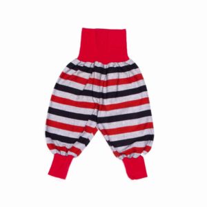 anna * pollack, Minipirat, ringel rot, grau, schwarz, Bündchen rot