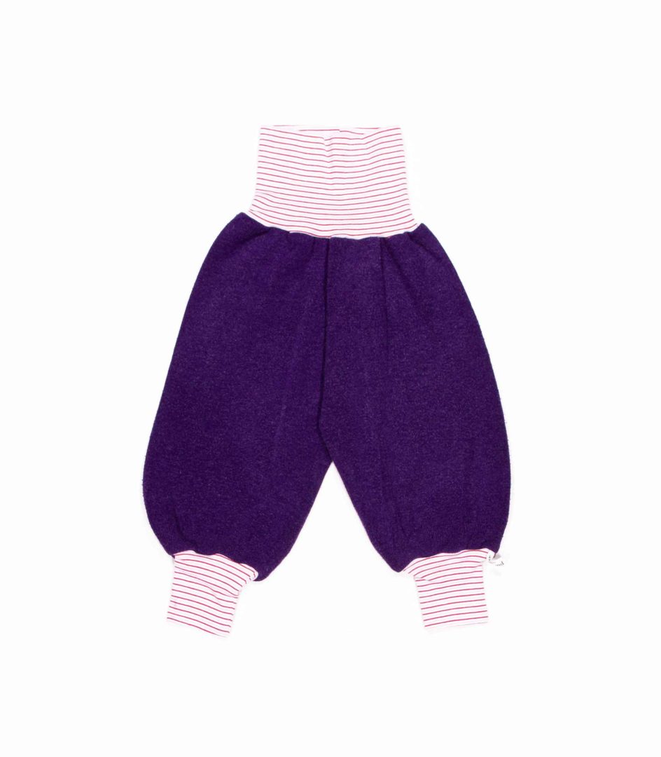 anna * pollack, Minipirat, lila, Bünchen rosa ringel