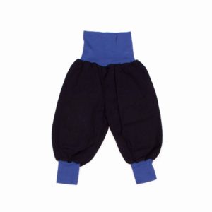 anna * pollack, Minipirat, schwarz mit Bund in Fernblau