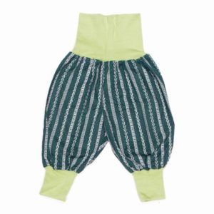 anna * pollack, Dirndl Piratenhose, grün, Bund hellgrün