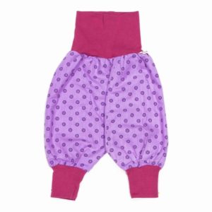 anna * pollack, Dirndl Piratenhose lila, Bund rosa