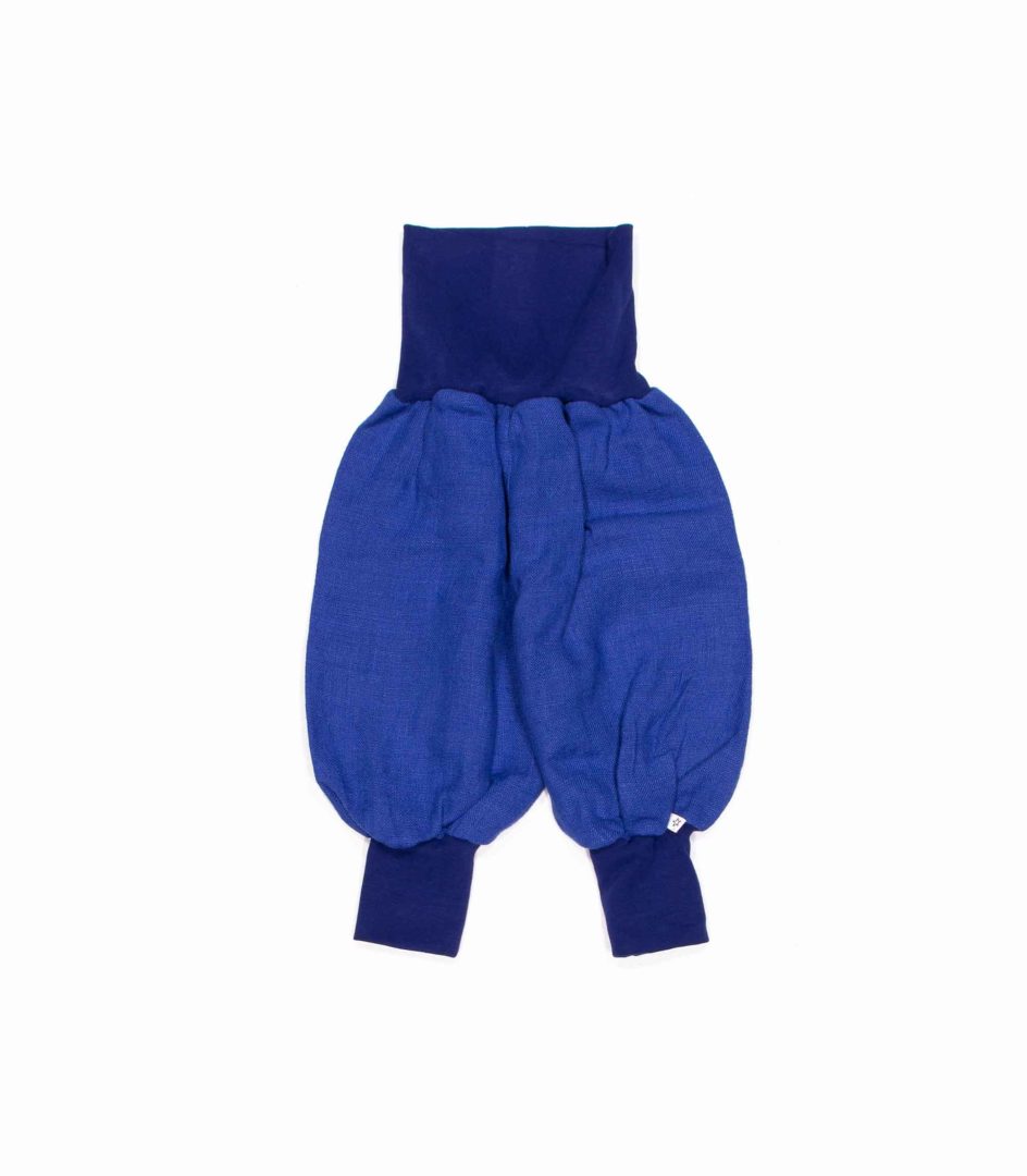 anna * pollack, Minipirat, Leinen blau, Bündchen blau