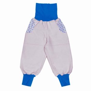 anna * pollack, PIratenhose Mixed, 80-116, Cord creme, Bund und Taschen türkis