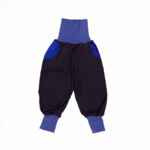 anna * pollack, PIratenhose Mixed, 80-116, Schwarz, Bund und Taschen blau