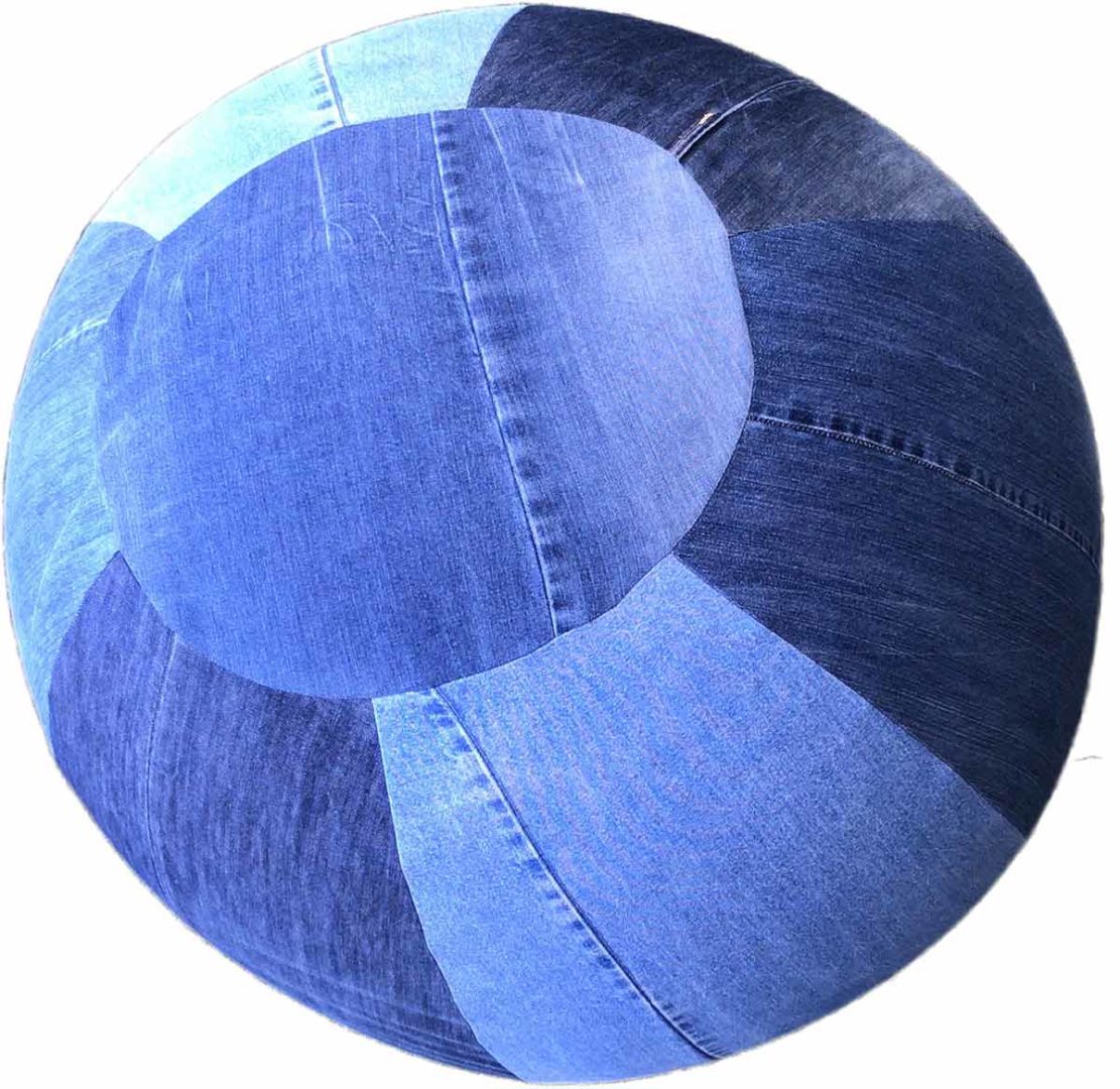 anna * pollack, Luftballonhülle XXL, 80cm Durchmesser Denim