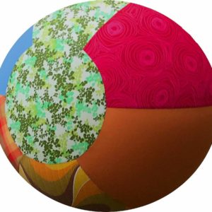 anna * pollack, Luftballonhülle XXL, 80cm Durchmesser in bunten Stoffen