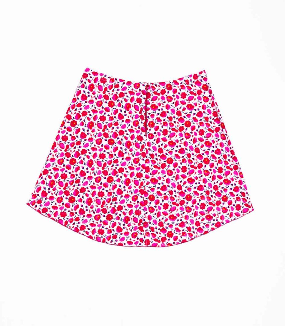 anna * pollack, A-Rock Blumen pink, Ansicht Rücken