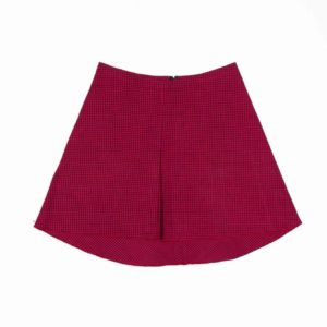 anna * pollack, A-Rock Karo rot-schwarz, Ansicht Vorne