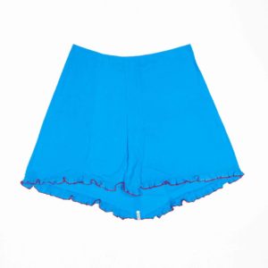 anna * pollack, A-Rock türkis mit Rüsche, Ansicht Vorne