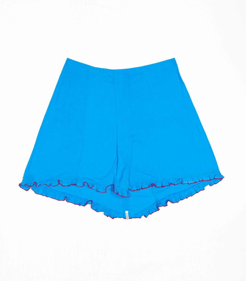 anna * pollack, A-Rock türkis mit Rüsche, Ansicht Vorne