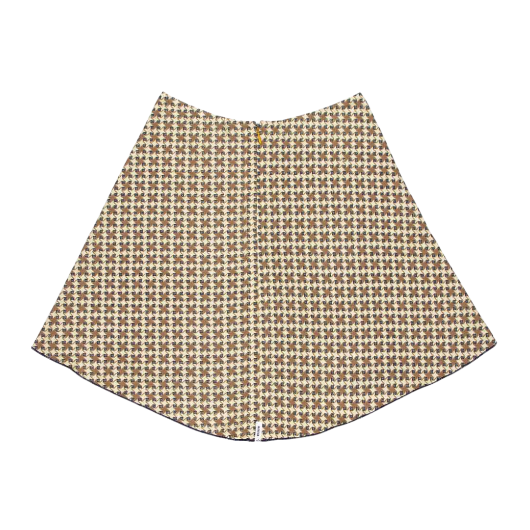 anna * pollack, A-Rock gelbes Muster, Rückenansicht