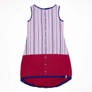 anna * pollack, Kleid Sonnenbrise rot blau, medium , Ansicht Vorne