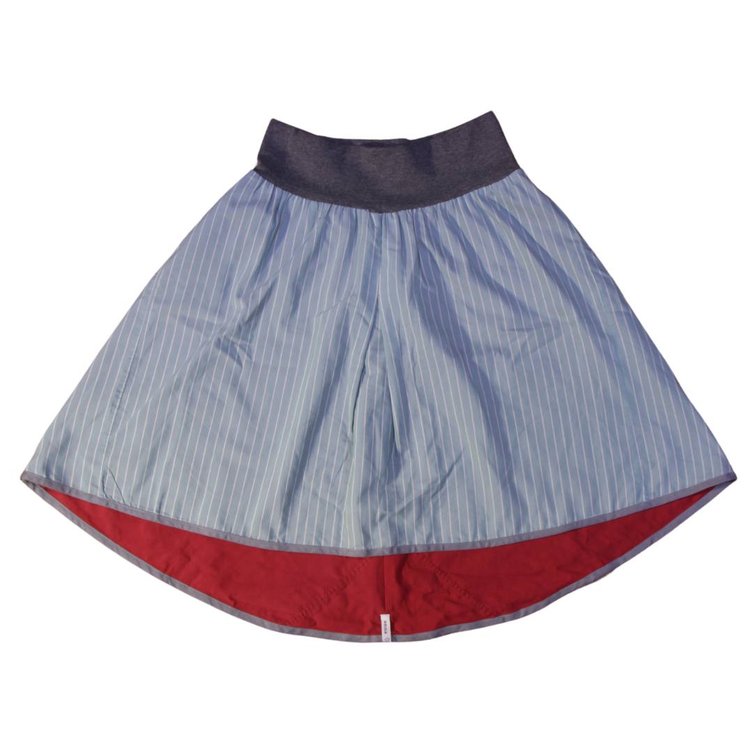 anna * pollack, Wenderock large, dunkelrot blau, Vorderseite grün