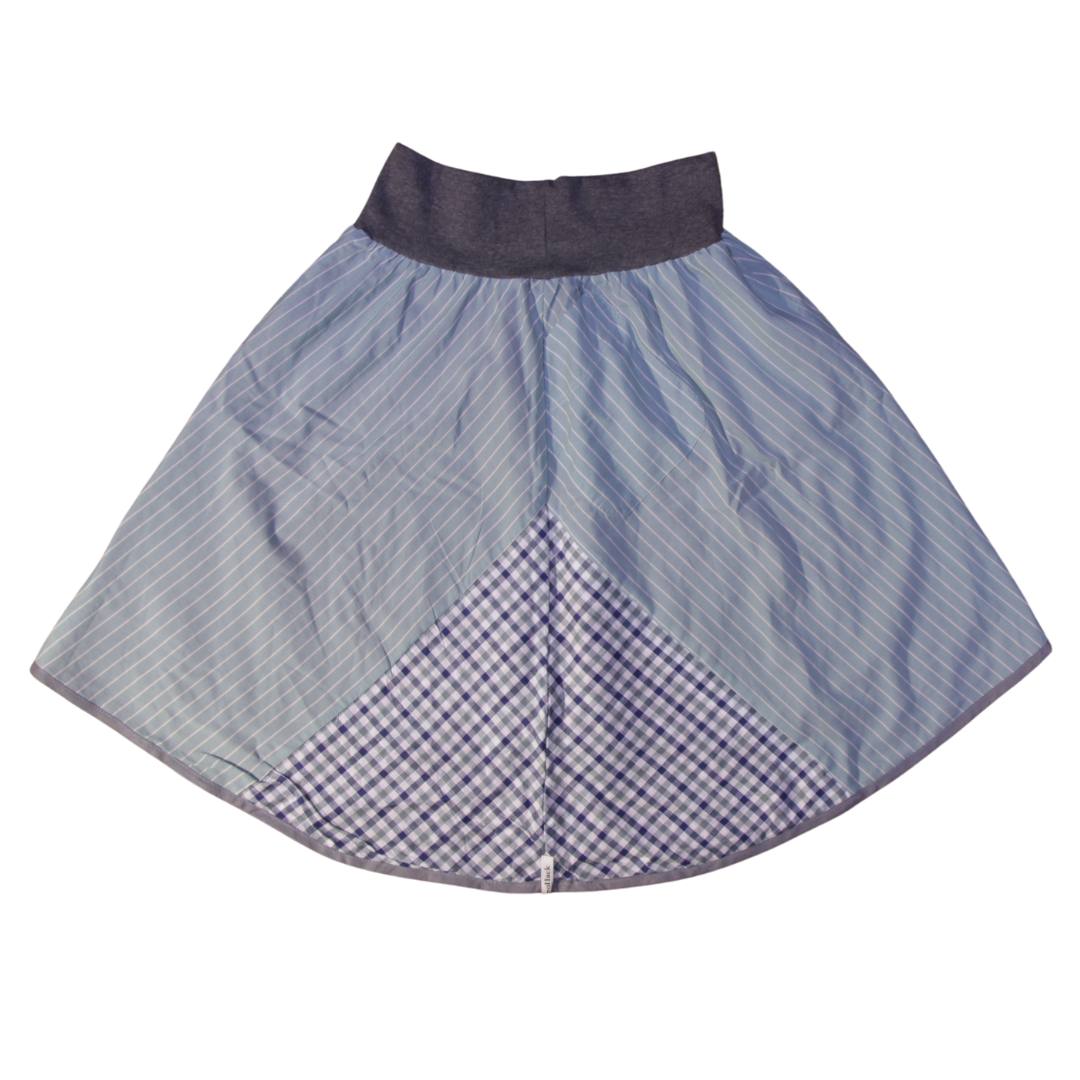 anna * pollack, Wenderock large, dunkelrot blau, Rückseite grün