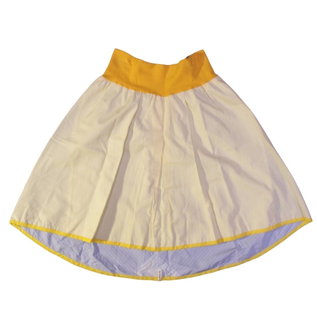 anna * pollack, Wenderock medium, blau gelb, Vorderseite gelb