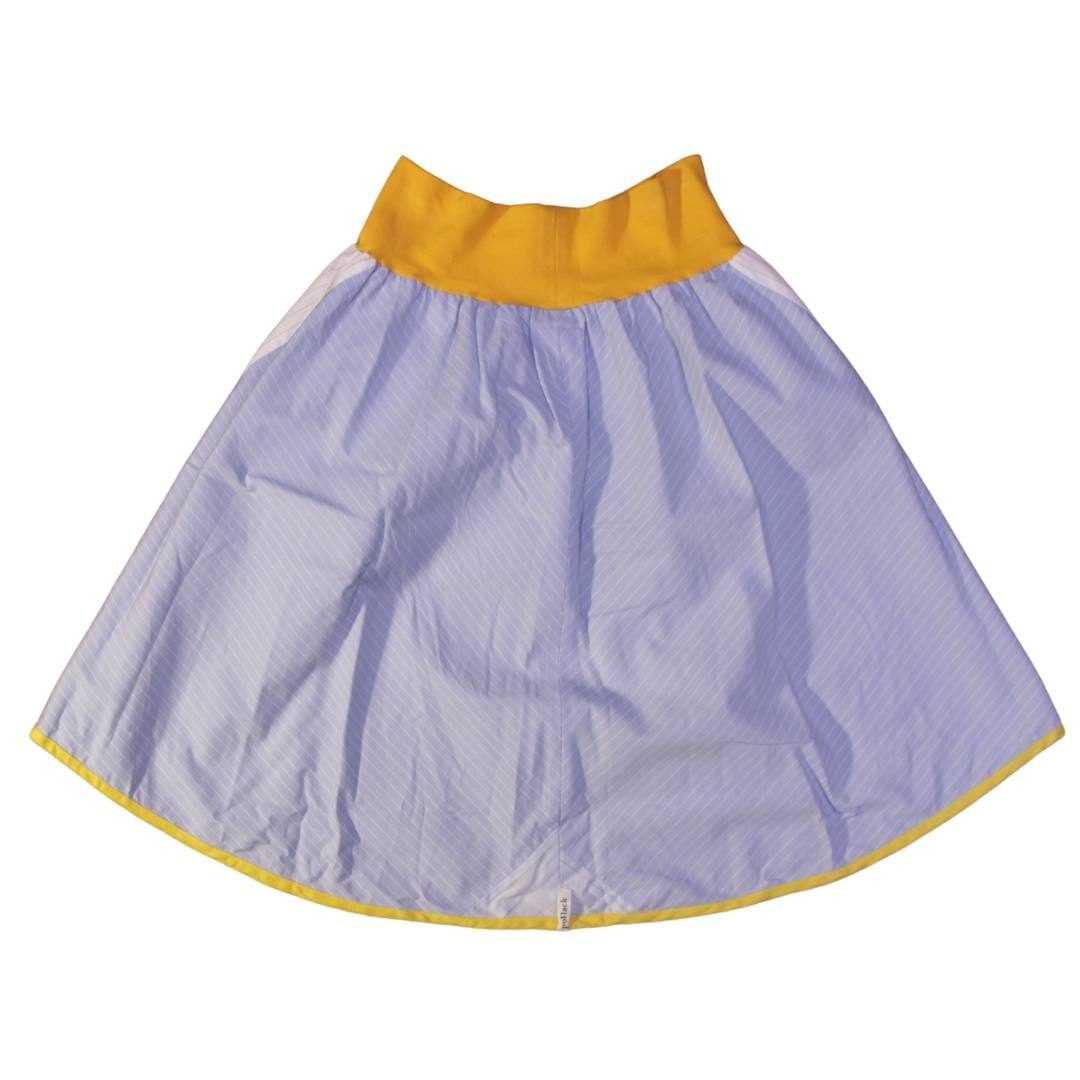 anna * pollack, Wenderock medium, blau gelb, Rückseite blau