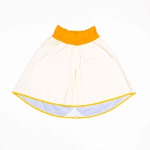 anna * pollack, Wenderock large, gelb blau, Vorderseite gelb