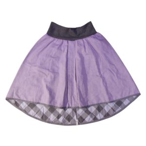 anna * pollack, Wenderock, medium, lila grau, Vorderseite lila