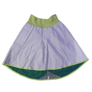 anna * pollack, Wenderock small, blau grün, Rückseite blau