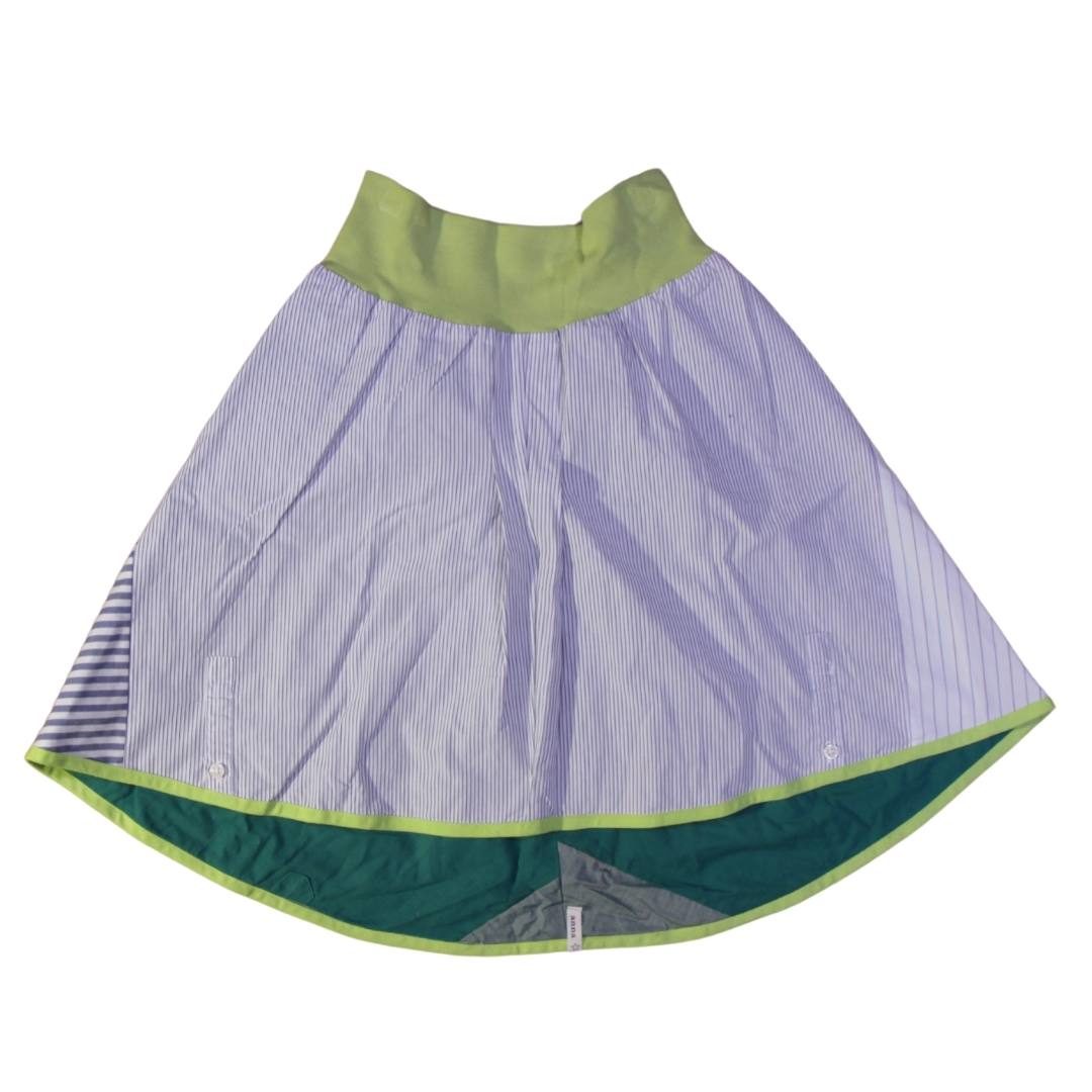 anna * pollack, Wenderock small, blau grün, Rückseite blau