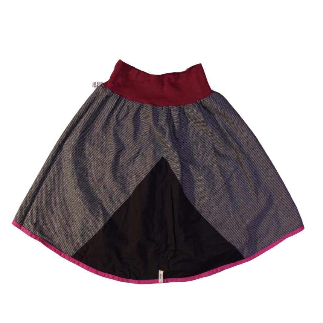 anna * pollack, Wenderock small, rosa grau, Rückseite grau