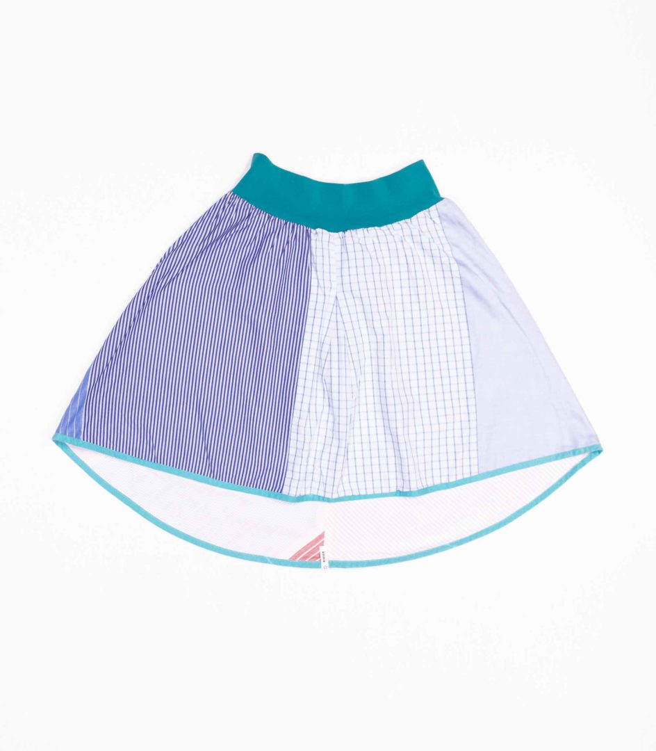 anna * pollack, Wenderock small, rosa blau, Vorderseite blau