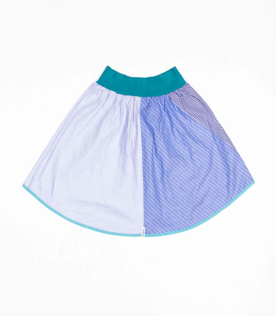 anna * pollack, Wenderock small, rosa blau, Rückseite blau